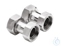2 Adapters M38x1.5 female to NPT 1" female 2 Adapters M38x1.5 female to NPT...