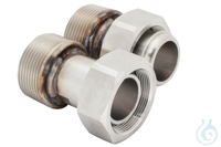 2 Adapters M38x1.5 female to NPT 1 1/4" male 2 Adapters M38x1.5 female to NPT...