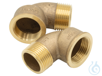 2 Elbow fittings 90°/G1" female/male 2 Elbow fittings 90°/G1" female/male