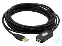 USB 2.0 Repeater extension cable,  length 5 m USB 2.0 Repeater extension...