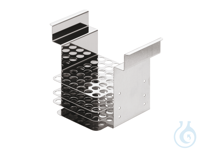 Stainless steel test tube rack, up to +150 °C, for 42 test tubes 75 x 12/13...