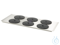 Flache Abdeckung mit Ringsätzen für PURA 14 Flache Badabdeckung für PURA 14 mit 6 Öffnungen 92 mm...
