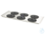 Flache Abdeckung mit Ringsätzen für PURA 14 Flache Badabdeckung für PURA 14 mit 6 Öffnungen 92 mm...