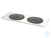 Flat bath cover PURA 22  with 2 openings 190 mm dia. and sets of rings Flat...