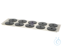 Flat bath cover PURA 30  with 10 openings 115 mm dia. and sets of rings Flat...
