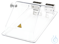 Aufklappbare Badabdeckung für PURA 4 Aufklappbare, transparente Badabdeckung für PURA 4 Wasserbad...