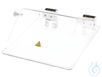 Aufklappbare Abdeckung für PURA 10 Aufklappbare, transparente Badabdeckung für PURA 10 Wasserbad...
