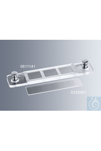 Ersatzdeckgläser für Zählkammern nach McMaster mit 3 Feldern, ca. 80x18 mm