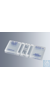 Counting chambers Neubauer with dark line, CE, with V-slash with double net ruling, depth 0.1 mm,...