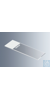 Objektträger UniMark® weiß, Kanten geschnitten mit weißem Schriftfeld, ca. 76x26x1 mm, mit...