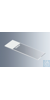 Objektträger UniMark&reg; weiß, Kanten geschnitten mit weißem Schriftfeld, ca. 76x26x1 mm, mit...