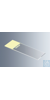 Objektträger UniMark&reg; gelb, Kanten geschnitten mit gelbem Schriftfeld, ca. 76x26x1 mm, mit...