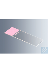 2Artikel ähnlich wie: Objektträger UniMark&reg; rosa, Kanten geschnitten mit rosafarbenem...