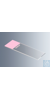 Objektträger UniMark® rosa, Kanten geschnitten mit rosafarbenem Schriftfeld, ca. 76x26x1 mm,...