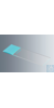 Objektträger UniMark&reg; blau, Kanten geschliffen mit blauem Schriftfeld, ca. 76x26x1 mm, mit...