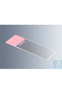 2Artikel ähnlich wie: Objektträger UniMark&reg; rosa, Kanten geschliffen mit rosa-farbenem...