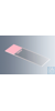 Objektträger UniMark® rosa, Kanten geschliffen mit rosa-farbenem Schriftfeld, ca. 76x26x1 mm,...