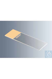 2Artikel ähnlich wie: Objektträger UniMark&reg; orange, Kanten geschliffen mit orange-farbenem...