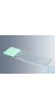 Objektträger UniMark&reg; grün, Kanten geschliffen mit grünem Schriftfeld, ca. 76x26x1 mm, mit...