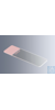 Objektträger UniMark&reg; rosa, Kanten geschliffen mit rosa-farbenem Schriftfeld, ca. 76x26x1 mm,...