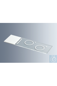 Objektträger HistoBond&reg;+ weiß mit 2 Ringen HistoBond&reg;+ Objektträger...