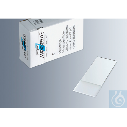 Microscope slides, cut edges, twin frosted