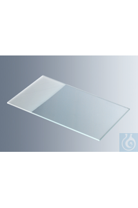 2Artikel ähnlich wie: Objektträger 76x52 mm, Schnittkanten, weißes Glas, Stärke ca. 1 mm, mit 2x20...