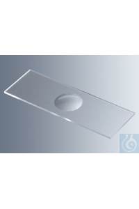 2Artikel ähnlich wie: Objektträger mit Vertiefungen ca. 76x26 mm (DIN ISO 8037-1), mit einer...