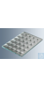 Glass plates with 24 ground-in and polished cavities of approx. 24 mm ø and approx. 3 mm depth,...