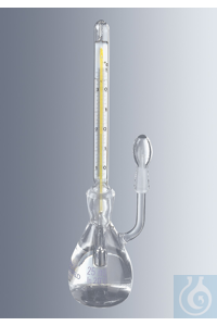 Specific gravity bottles with thermometer, 5 ml