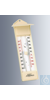 Maxima-Minima-Thermometer, elfenbeinfarbiges Kunststoffgehäuse mit Schutzdach, 230x60 mm, mit...