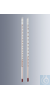 Chemische Thermometer -10+110:1 °C, mit roter Füllung (alkoholhaltig), Stabform, weiß belegt,...