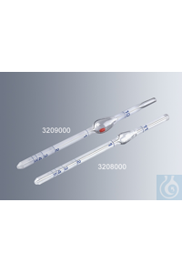 Blood diluting pipettes acc. to Malassez-Potain for white blood corpuscles (leucocytes),...