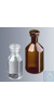 Steilbrustflaschen 50 ml, Enghals, Klarglas mit Normschliff und Glasstopfen NS 14/15 Großpackung:...