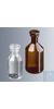 Steilbrustflaschen 50 ml, Enghals, Klarglas mit Normschliff und Glasstopfen NS 14/15 
zu 10 Stück...