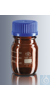 Laboratory bottles 500 ml, borosilicate glass 3.3 Simax&reg; with amber colour coating, plastic...