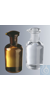 Tropfflaschen 100 ml, Klarglas, mit flachem Deckelstopfen aus Glas, Rundschulter...