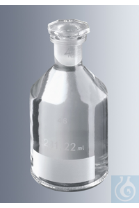 Sauerstoffflaschen nach Winkler 250-300 ml zur Bestimmung des im Wasser gelösten Sauerstoffs,...