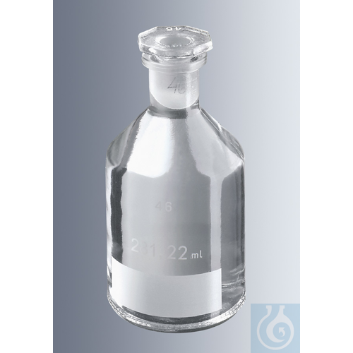 Oxygen bottles acc. to Winkler 250-300 ml