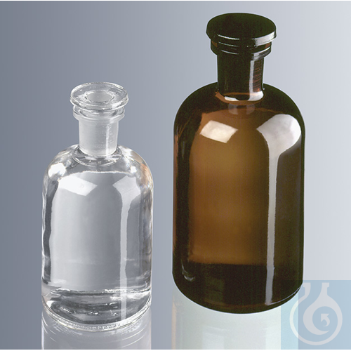 Round shoulder bottles 500 ml, narrow neck, cle...