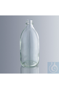 Gewindeflaschen 500 ml, hergestellt aus Glas der 3. hydrolytischen Klasse, autoklavierbar,...