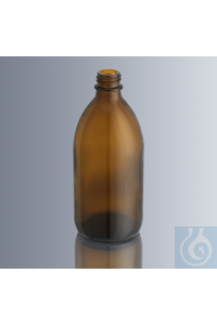 Gewindeflaschen 500 ml, hergestellt aus Glas der 3. hydrolytischen Klasse, autoklavierbar,...