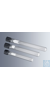 Reagenzgläser 100x13 mm, Borosilikatglas 5.1, Wandstärke 1,0-1,1 mm, Rundboden, mit weißem...