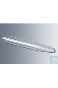 Zentrifugengläser, ca. 15 ml Inhalt, ungraduiert, Natron-Kalk-Glas, gerader Rand, langkonisch,...
