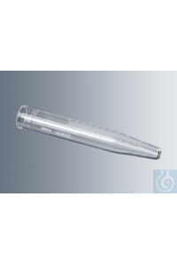 Zentrifugengläser, ca. 15 ml Inhalt, weiß graduiert 1-10:0,1 ml mit Marke bei 15 ml,...