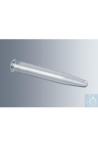 Zentrifugengläser, ca. 15 ml Inhalt, weiß graduiert 1-15:0,1 ml, Natron-Kalk-Glas, mit...