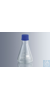 Erlenmeyerkolben 100 ml mit Schraubkappe graduiert, Borosilikatglas Simax&reg;, mit Gewinde GL...