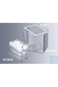 Cover plates for Hausser/Gedigk staining set made of soda lime glass, with frosted rim of 10 mm...