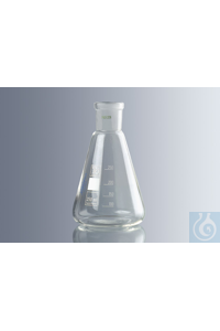 Erlenmeyerkolben 250 ml mit Normschliff NS 29/32 hergestellt aus Borosilikatglas 3.3, gemäß DIN...