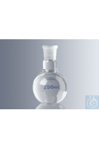 Boiling flasks 500 ml with round bottom and ground joint socket NS 29/32, borosilicate glass 3.3,...